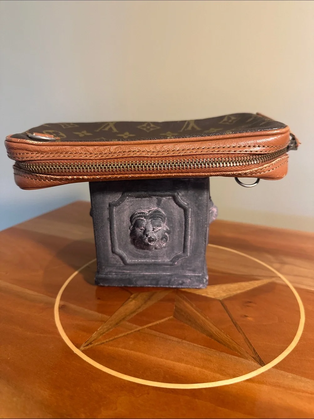 Authentic Louis Vuitton Monogram Pochette Marly Bandouliere Crossbody Bag.